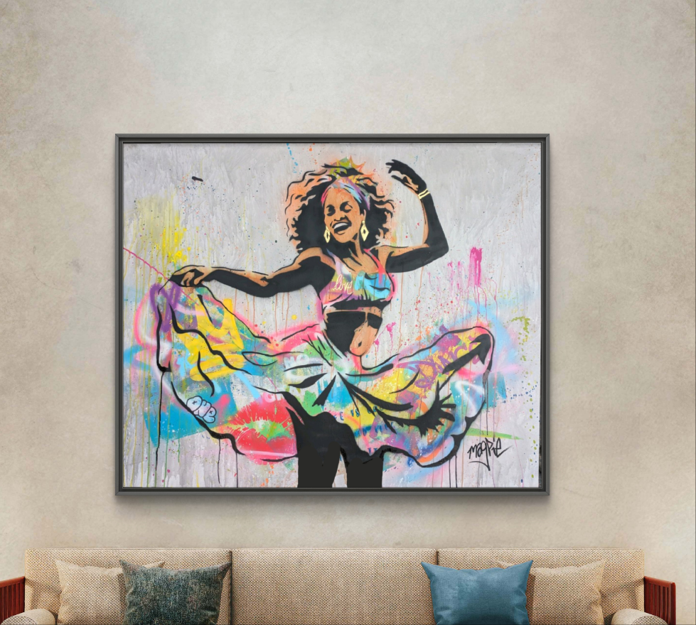 Magpie street pop art