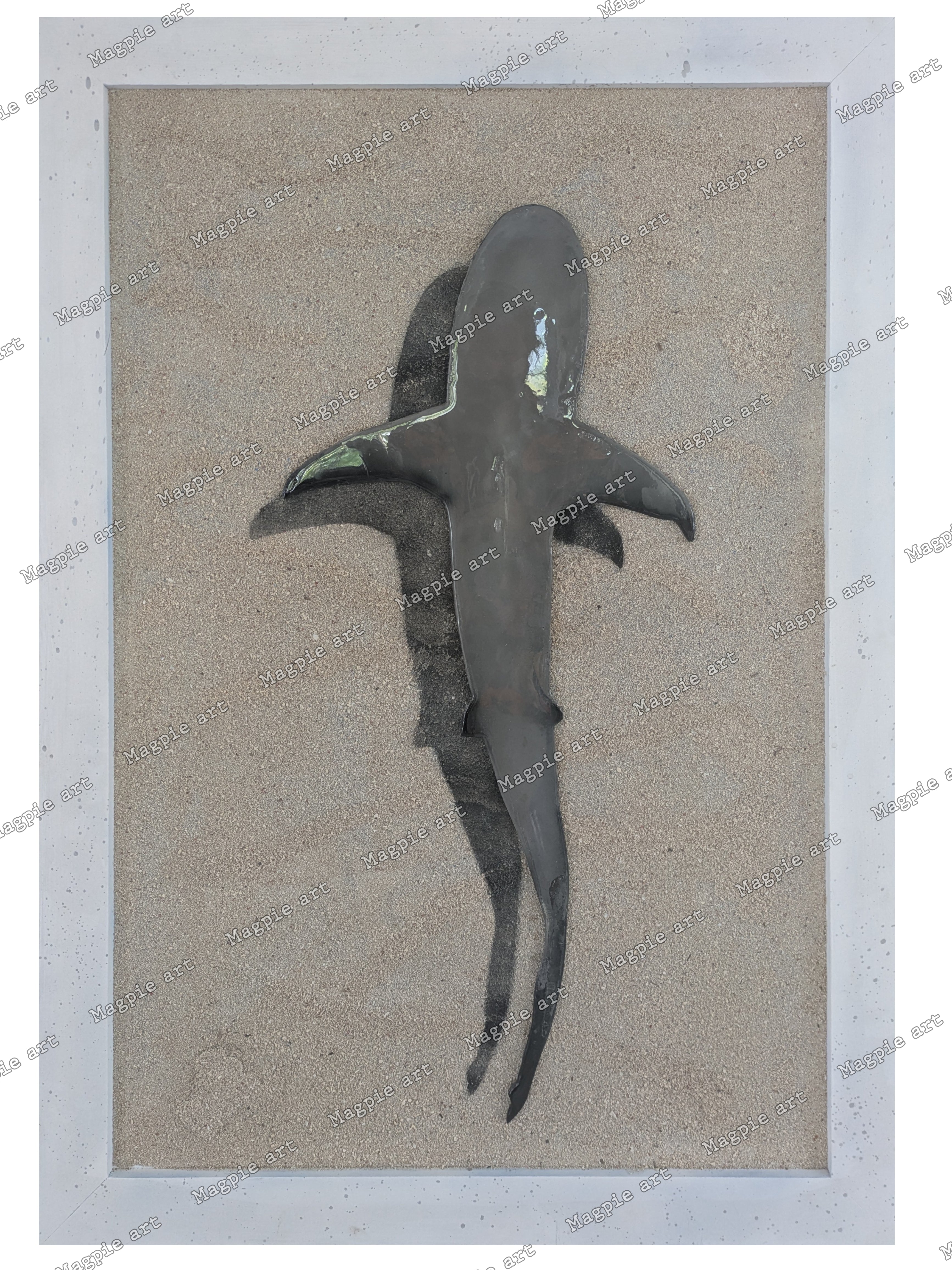 Magpie art Caribbean shark