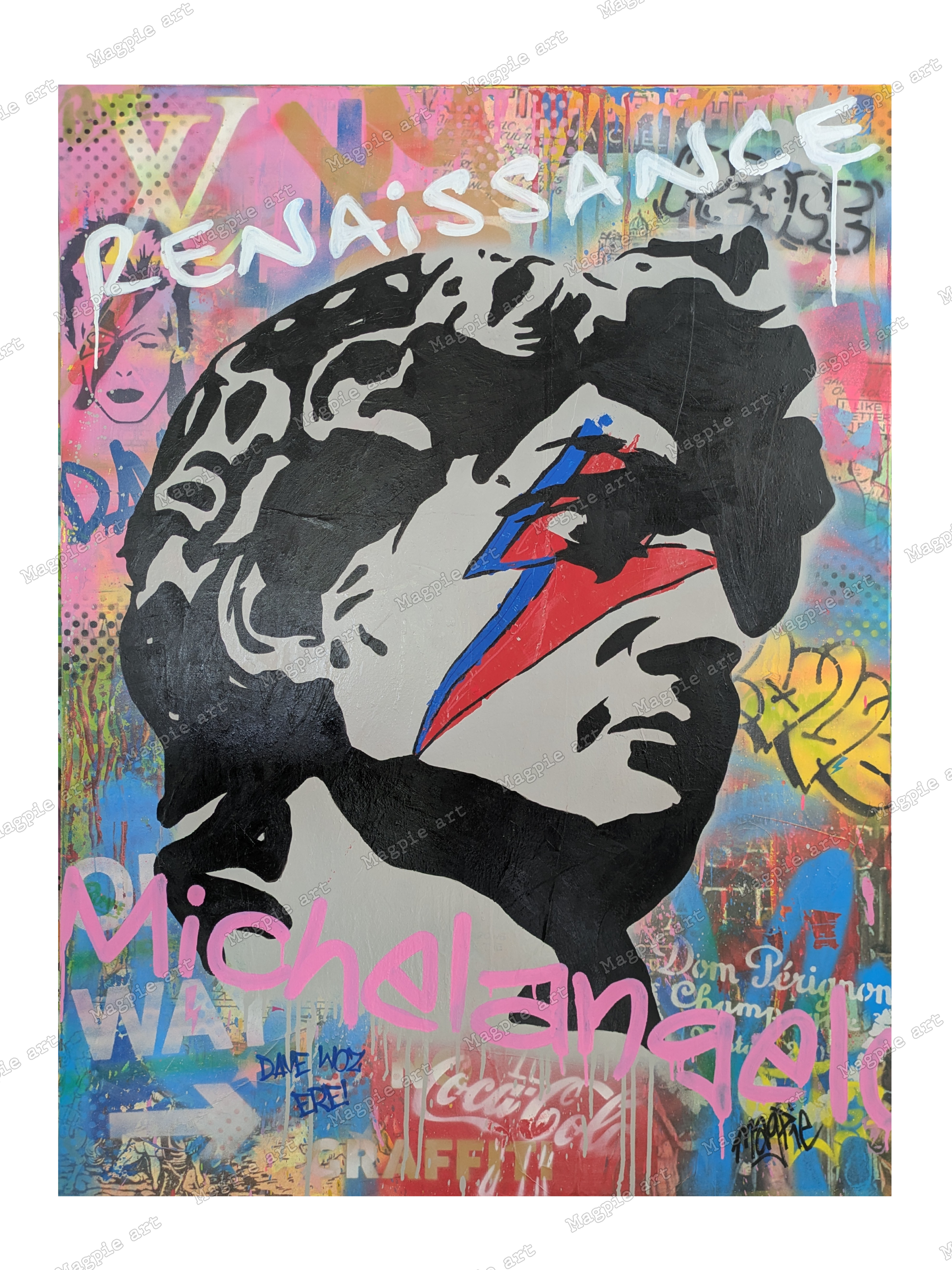 magpie art David bowie