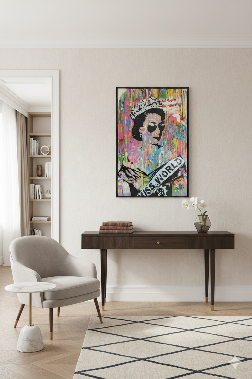 Original hand finished limited print - Miss World