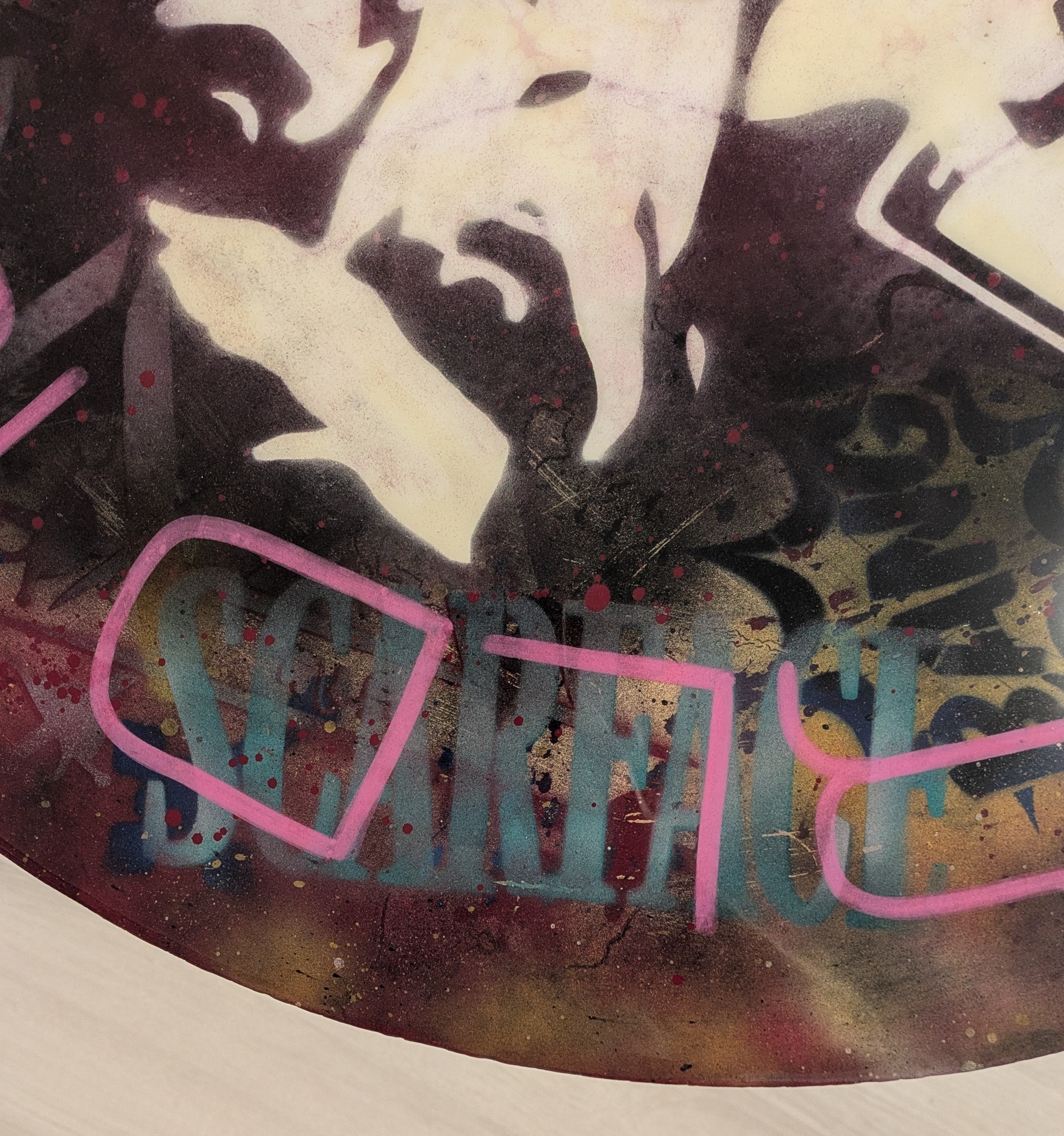 Original on table - The world is yours cigar/coffee/party table