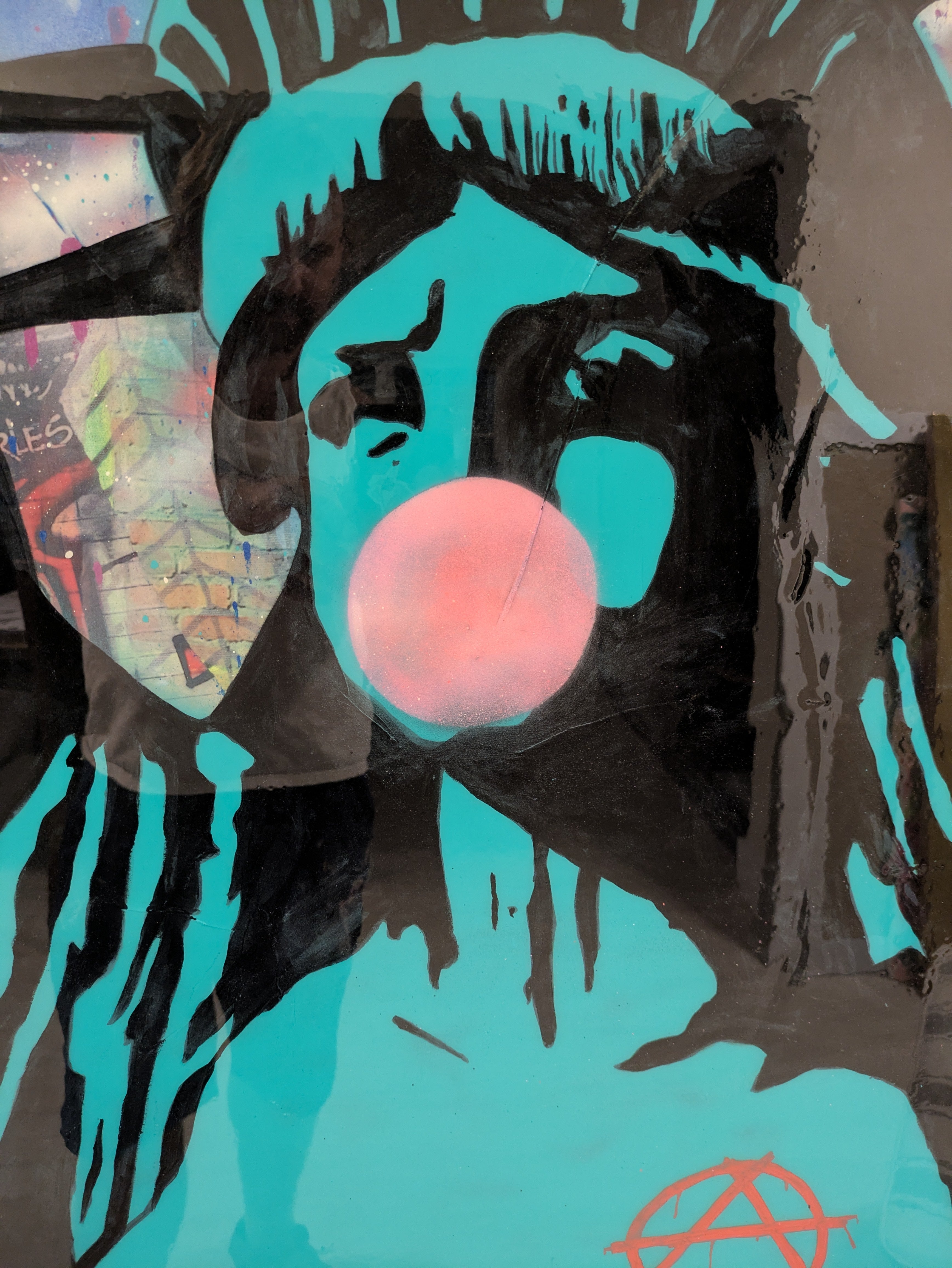 Magpie street pop art taking liberties