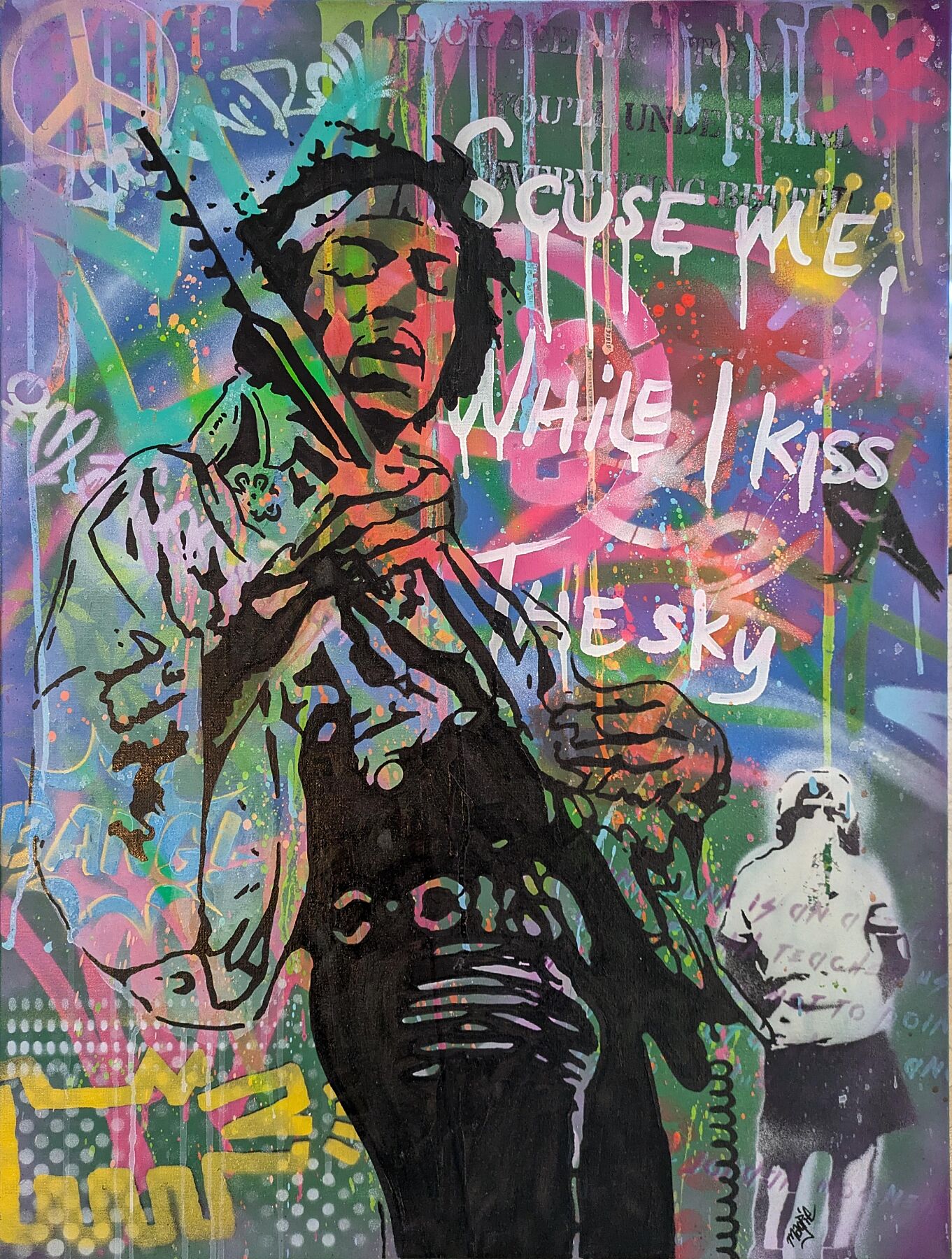 Magpie Jimi Hendrix 