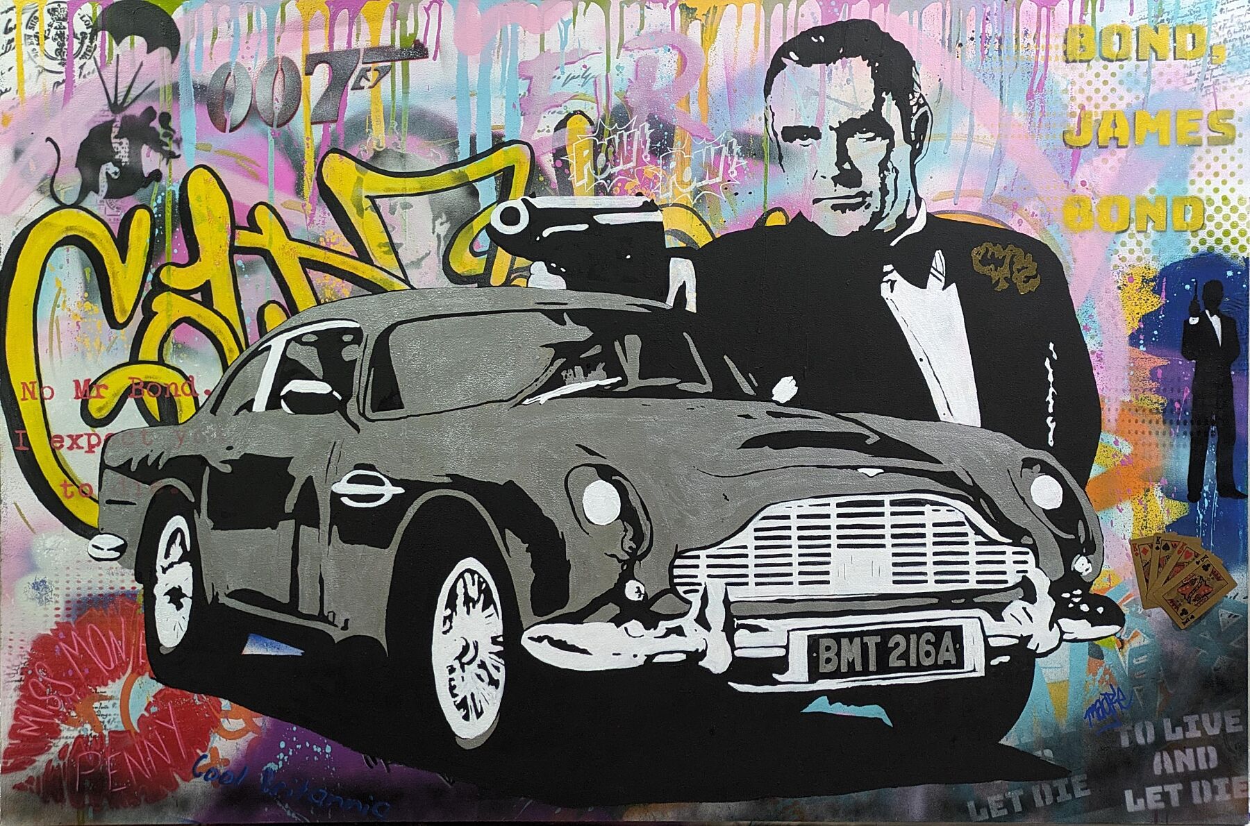 Magpie art goldfinger