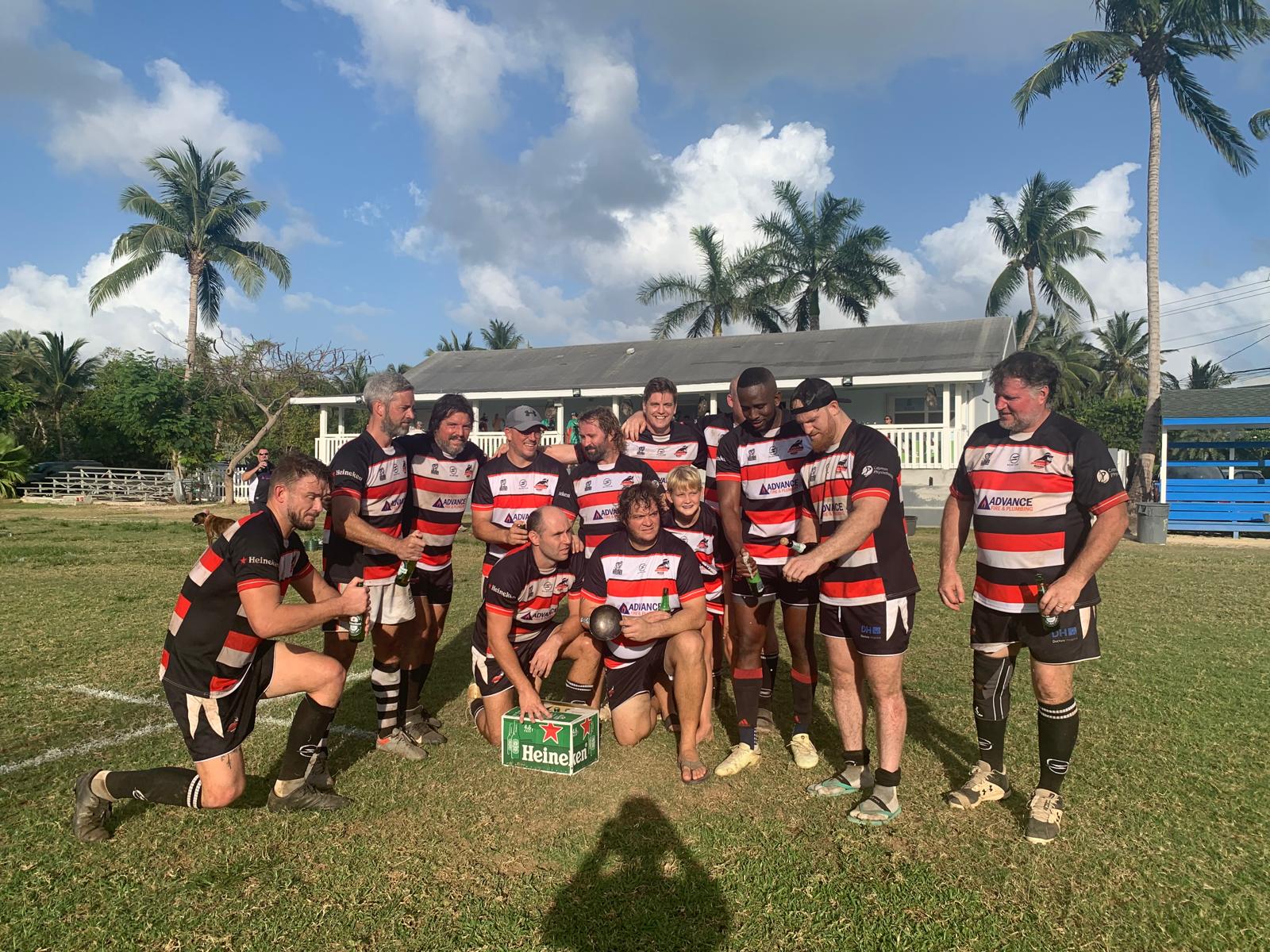 Magpie art Steve Dann rugby Cayman Seaford 