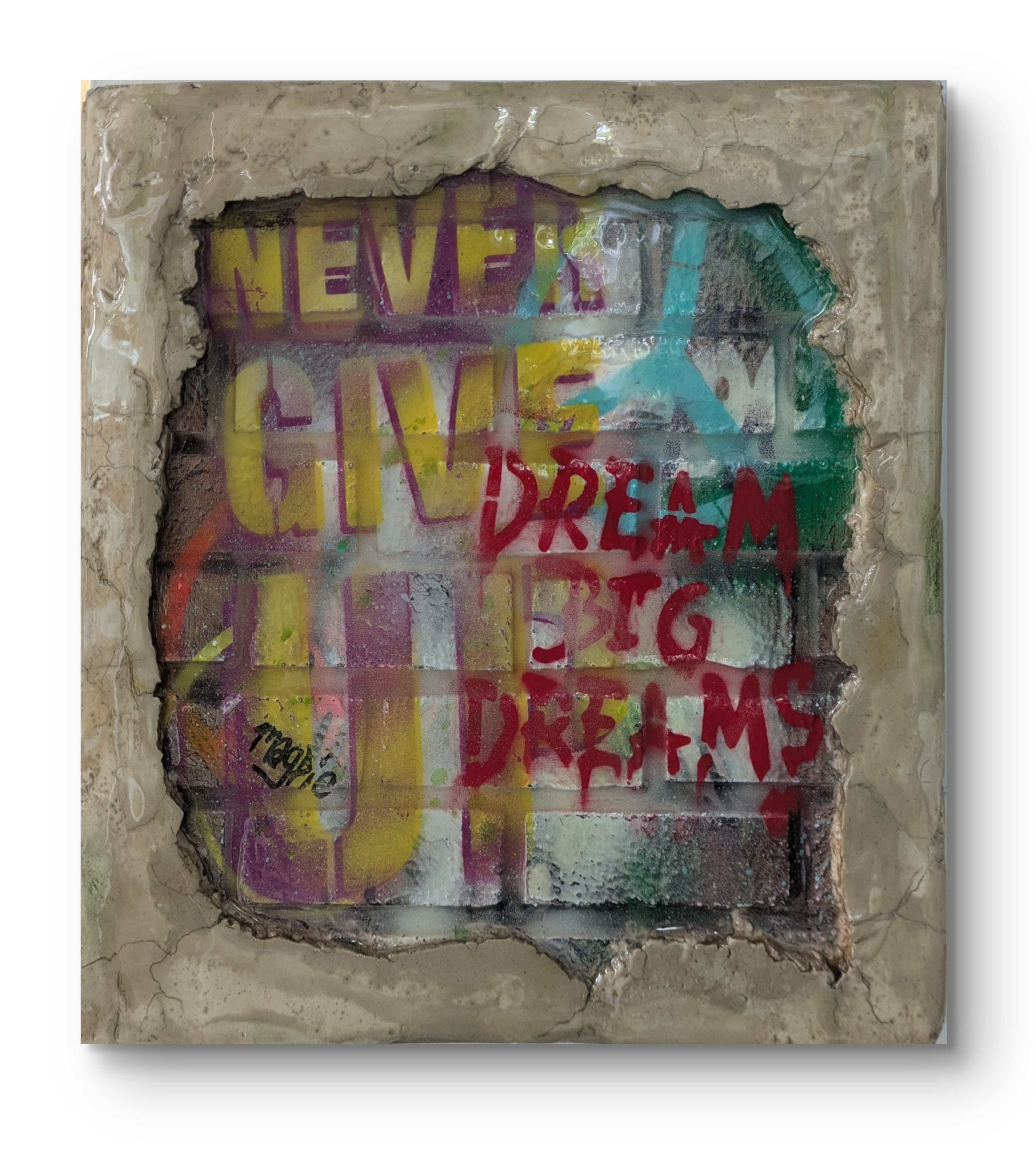 Magpie art graffitti