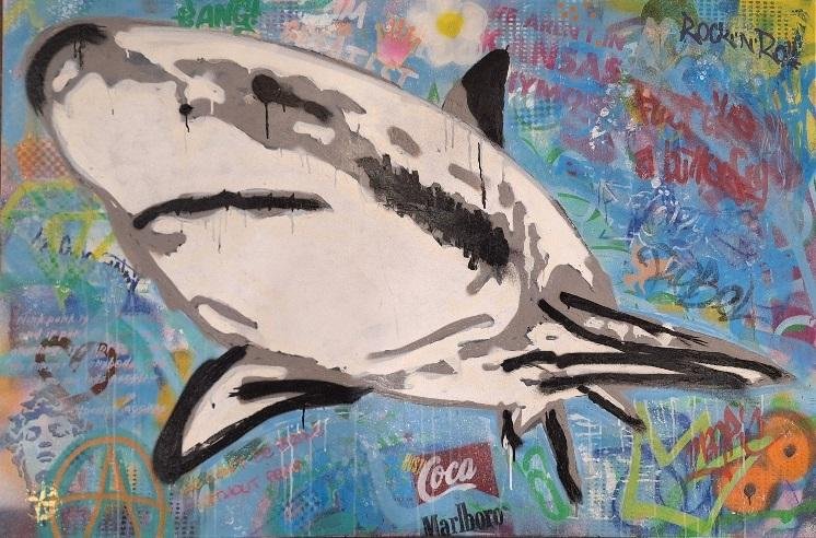 Great white graffitti - Original