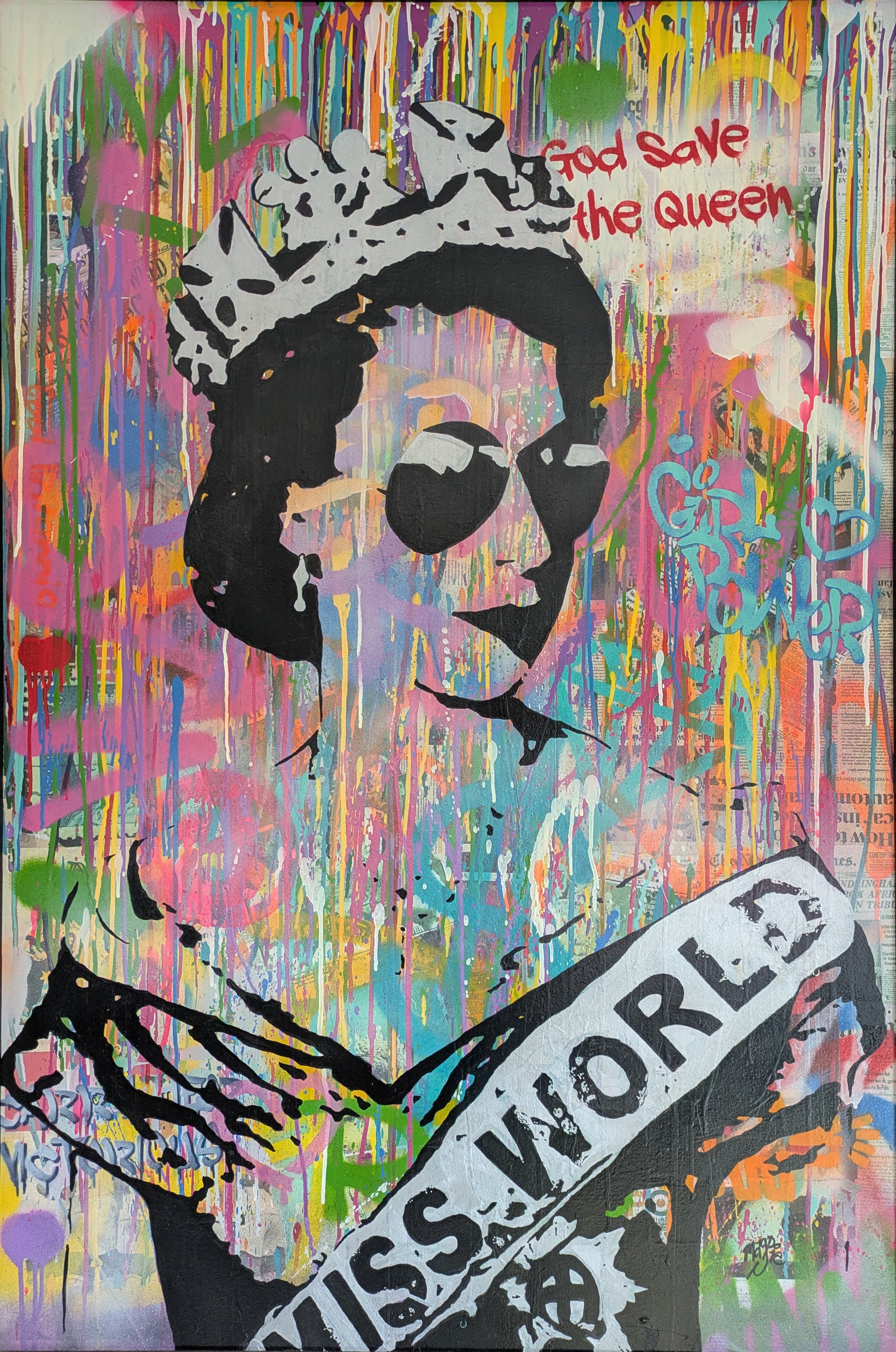 Queen street art by magpie 