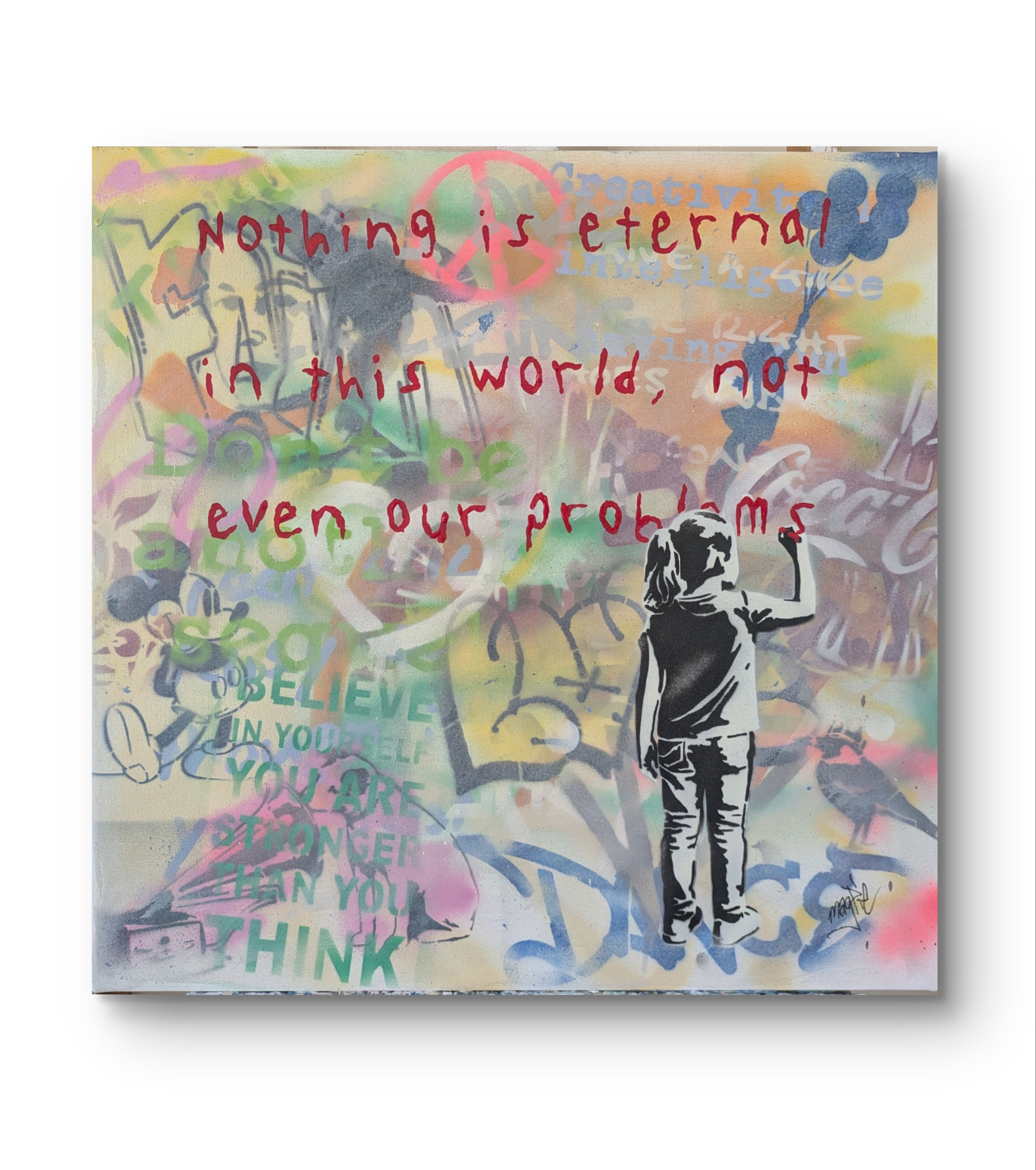 Street artwork by magpie art